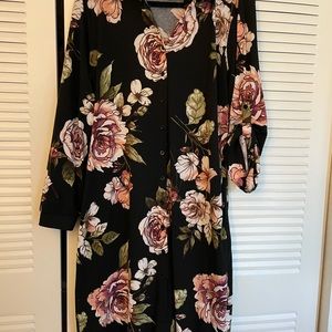 Large Floral LuLaRoe Ellie